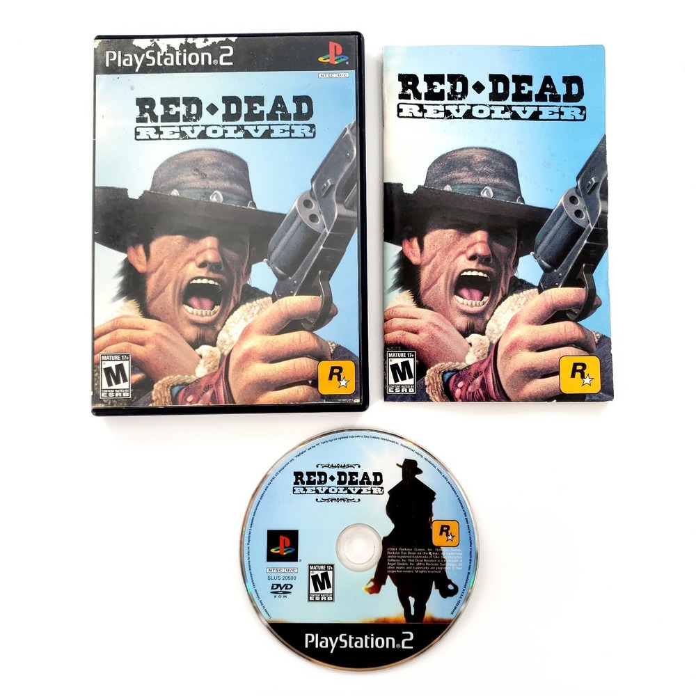Red Dead Revolver (Sony PlayStation 2, 2004) Complete Tested & Works